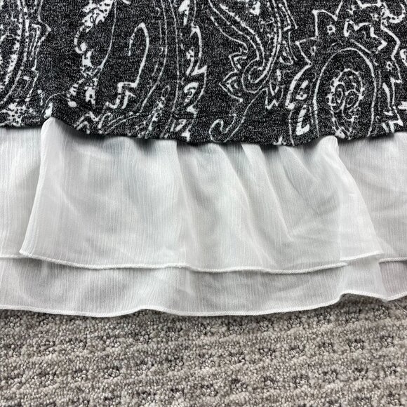 Thyme Maternity Shirt Dress Laced Long Sleeve Women Size Extra Large XL Gray - Picture 4 of 7